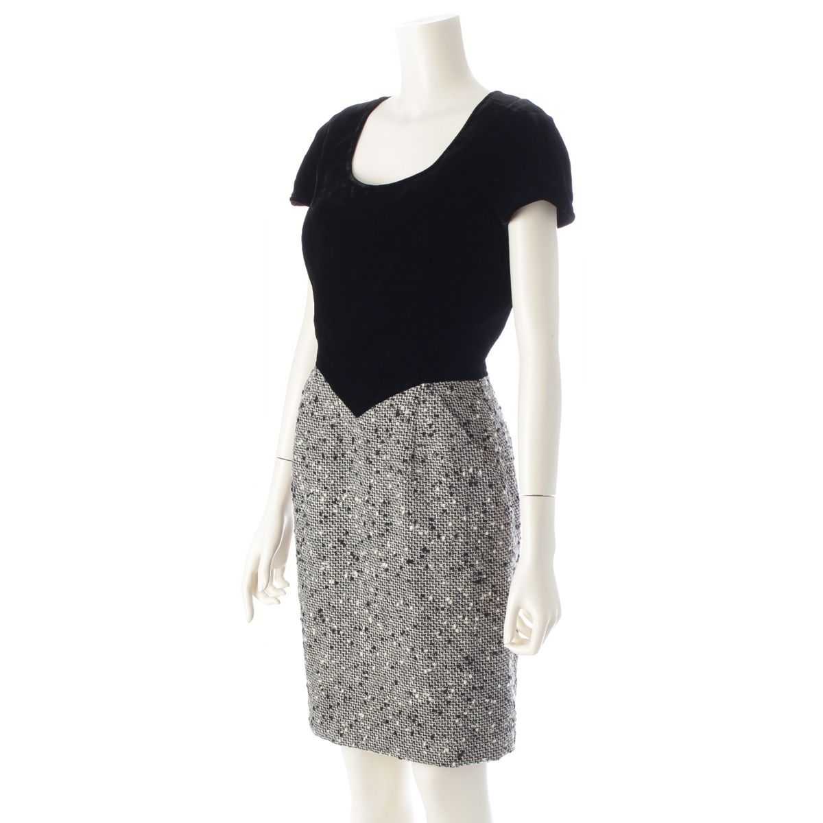 VALENTINOウールツイード ミニドレス VALENTINO GARAVANI ウール混