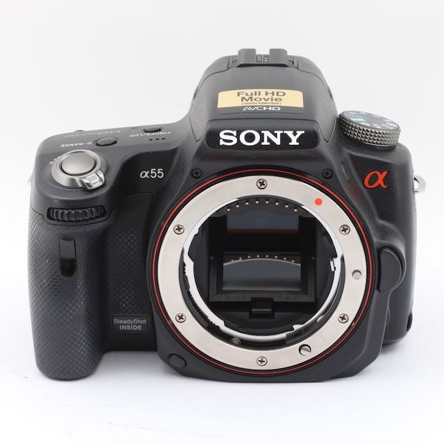良品＞ SONY デジタル一眼レフカメラ α55 ボディ ブラック SLT