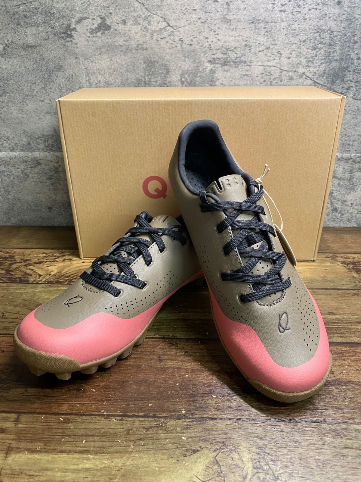 JE417 クオック QUOC GRAN TOURER ビンディングシューズ 2穴 ピンク EU42