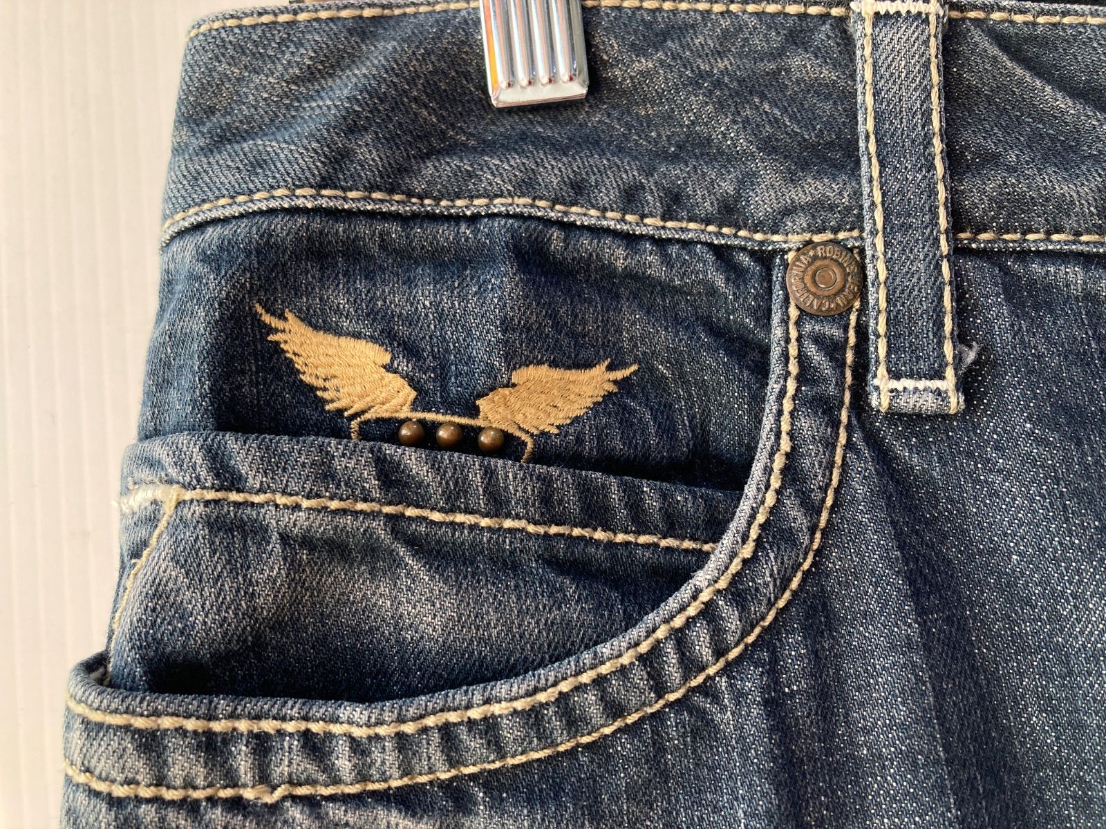 ROBIN'S JEAN ロビンズジーン BSD5077 クロス リンス デニムパンツ /31