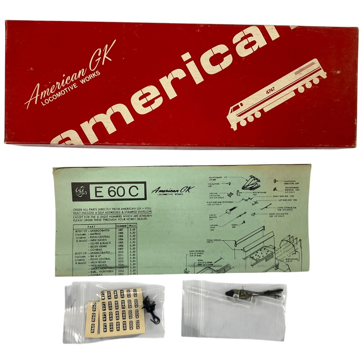 American GK Amtrak E60 CP アムトラック 電気機関車 968号機 HOゲージ 鉄道模型 N10414753