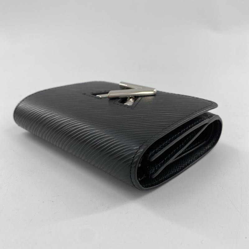  LOUIS VUITTON ポルトフォイユ ツイスト コンパクト 三つ折り財布 M 64414 エピ ブラック シルバー ルイ ヴィトン 10 三つ折り財布 折り財布