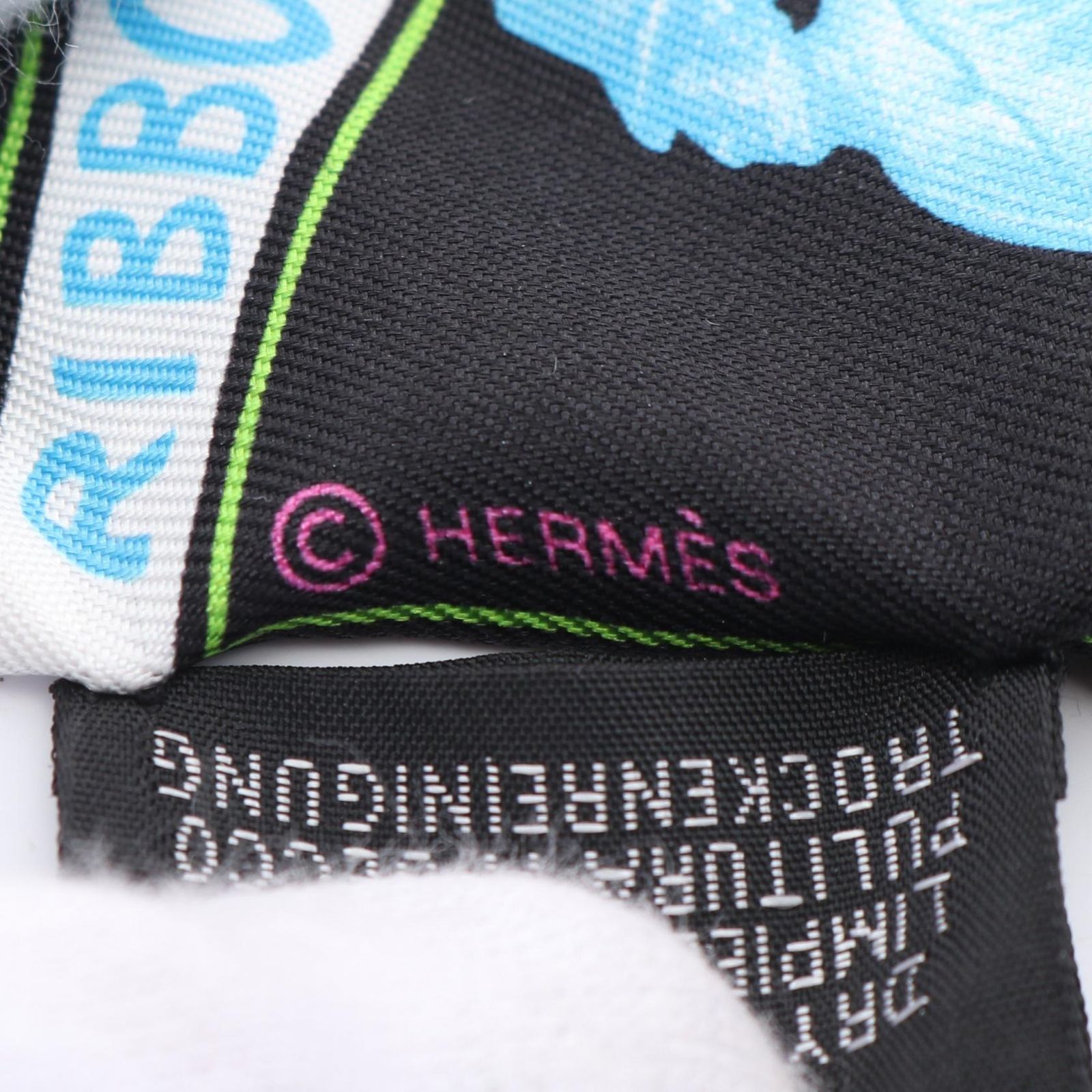 エルメス HERMES スカーフ ツイリー Funny Ice Cream シルク