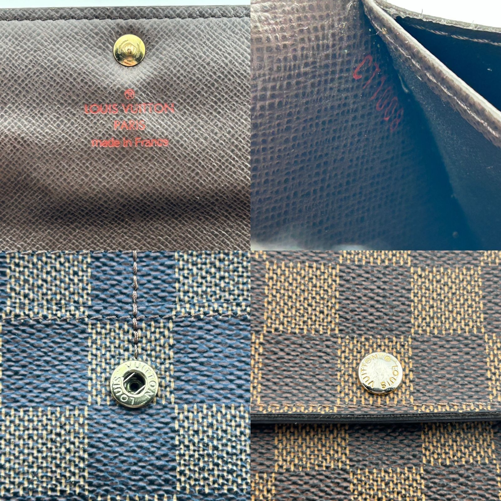 LOUIS VUITTON ルイヴィトン ポルトフォイユ・サラ ダミエ 長財布 