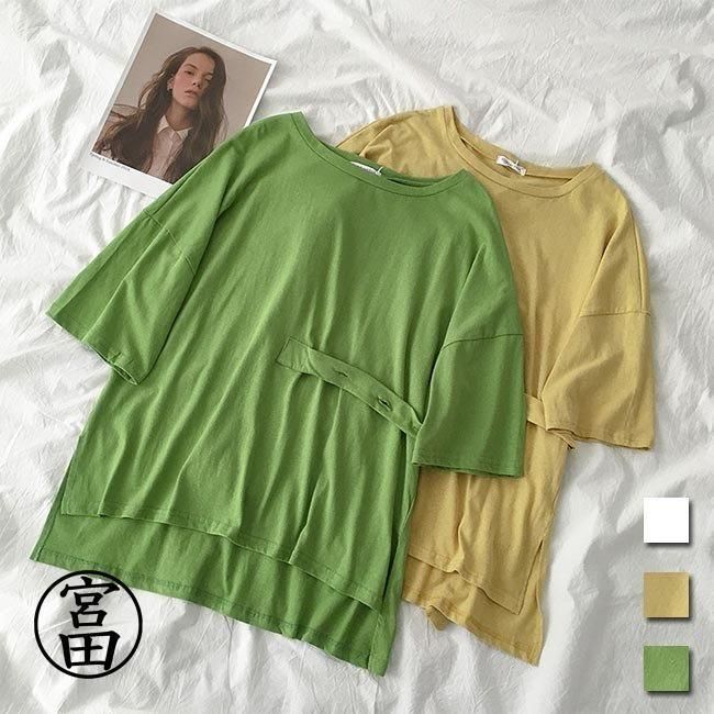 Tシャツ 夏 レディース 半袖Tシャツ サマーTシャツ 無地Tシャツ