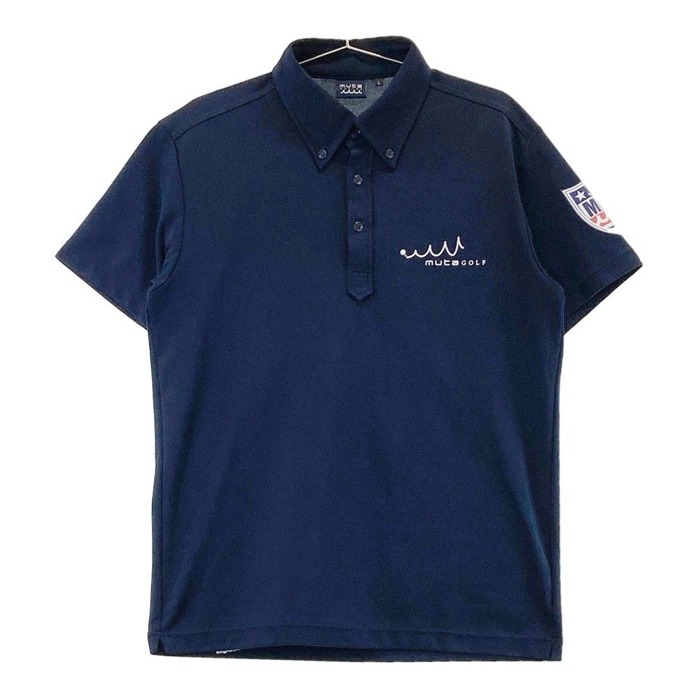 muta マリン ゴルフウェア ポロシャツ ネイビー サイズM muta