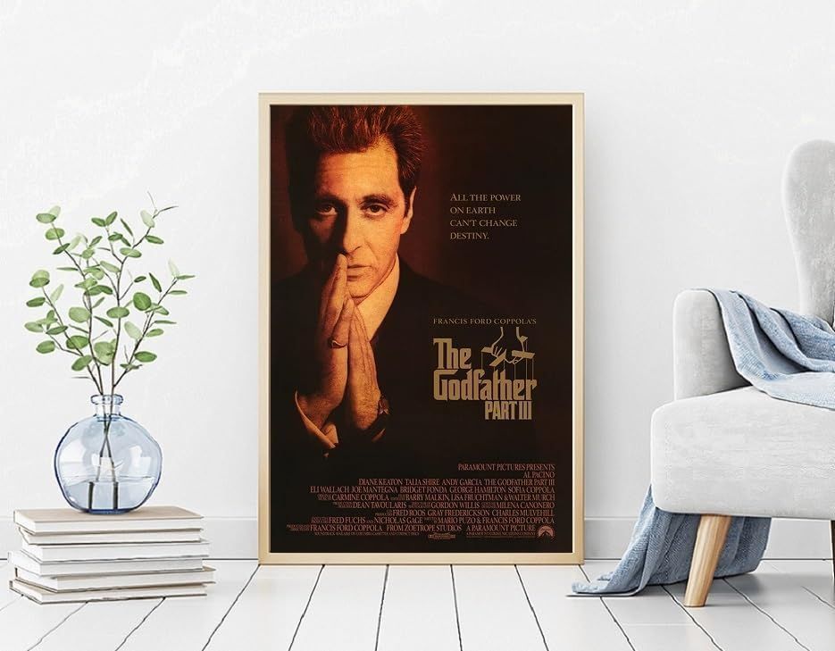 ゴッド・ファーザーPARTⅢ USオリジナル映画ポスター 海外版ポスター『ゴッドファーザー PART III』予告版 - メルカリ