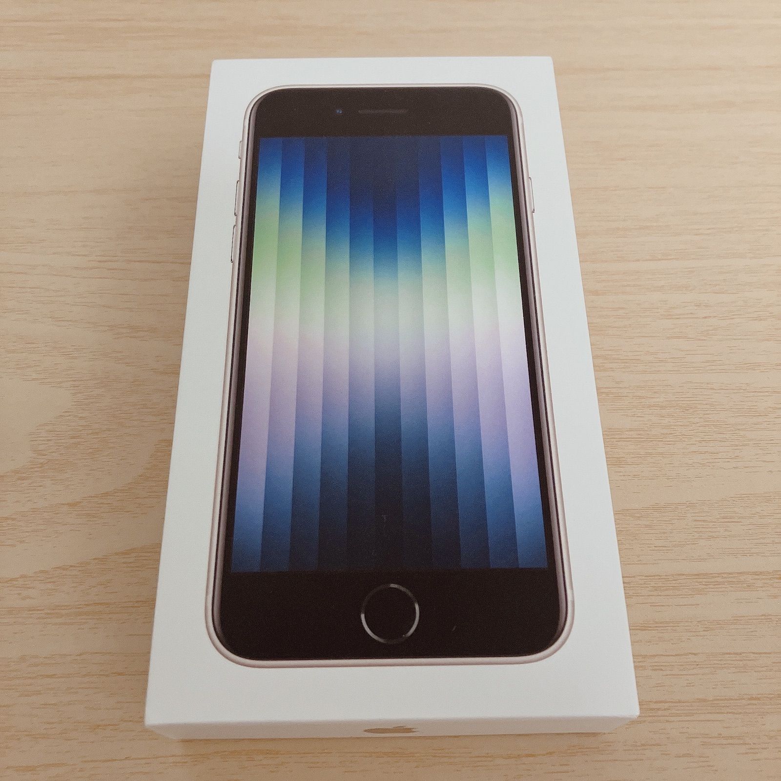 アップル iPhone SE 第3世代 64GB スターライト 標準セット 箱 - メルカリ