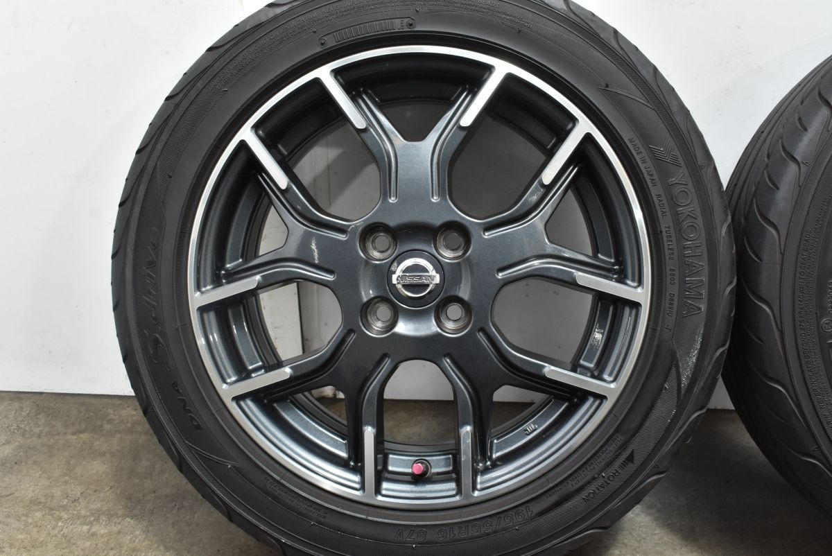 美品】ニッサン ノート ニスモ 純正 16in 6.5J +46 PCD100 ヨコハマ 