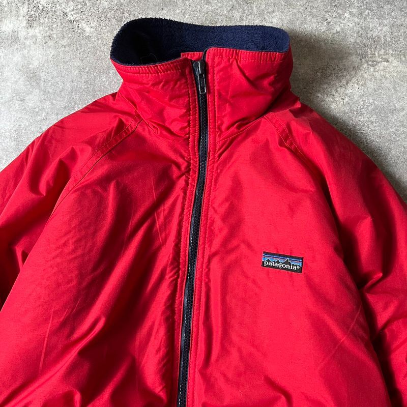 80s 三角タグ USA製 Patagonia 裏フリース ナイロン ジャケット S / 80年代 アメリカ製 パタゴニア ビンテージ レッド  シェルド - メルカリ