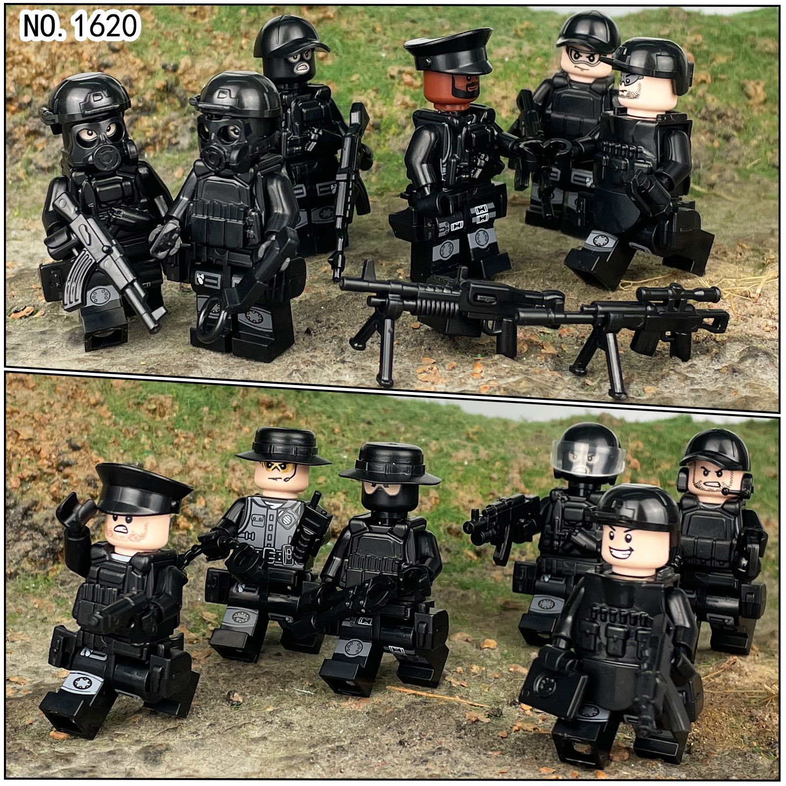 LEGO レゴ 互換 ブロック SWAT 警察 特殊部隊 22体セット 武器
