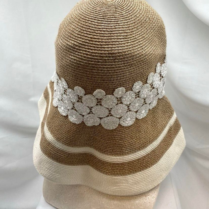 アシーナニューヨーク　帽子　麦わら帽子　未使用 アシーナニューヨーク 麦わら帽子 アシーナニューヨーク/帽子/麦わら