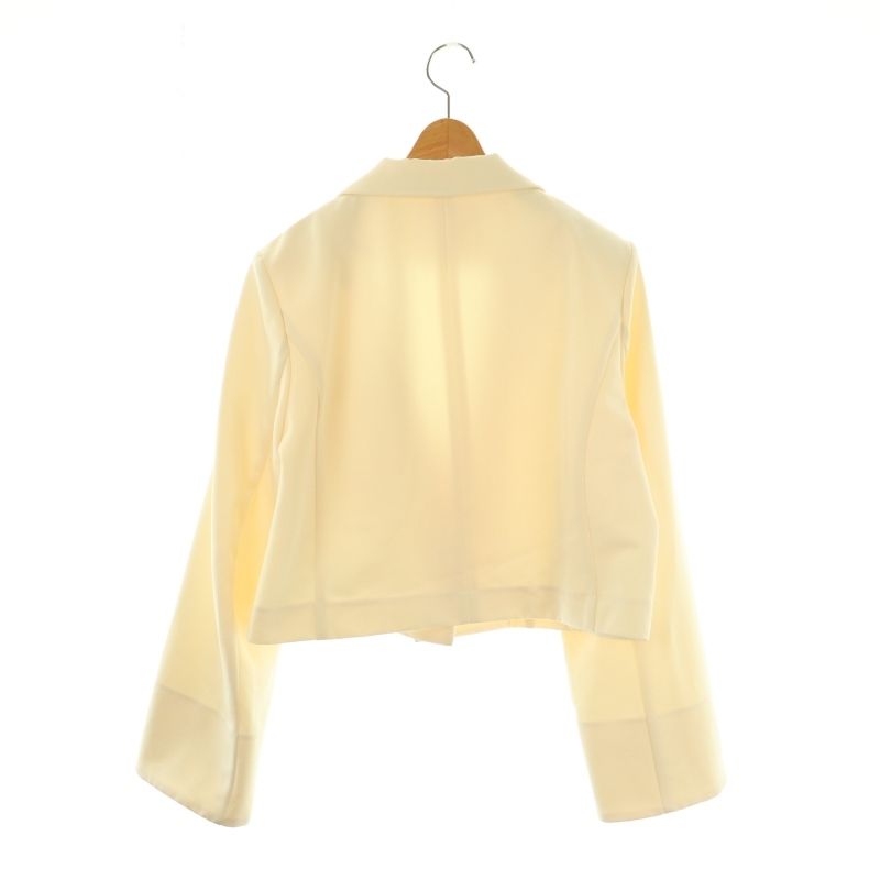 roughlow黒 クロップド テーラードジャケット ラフロー roughlow 24SS CROPPED JACKET テーラードジャケット