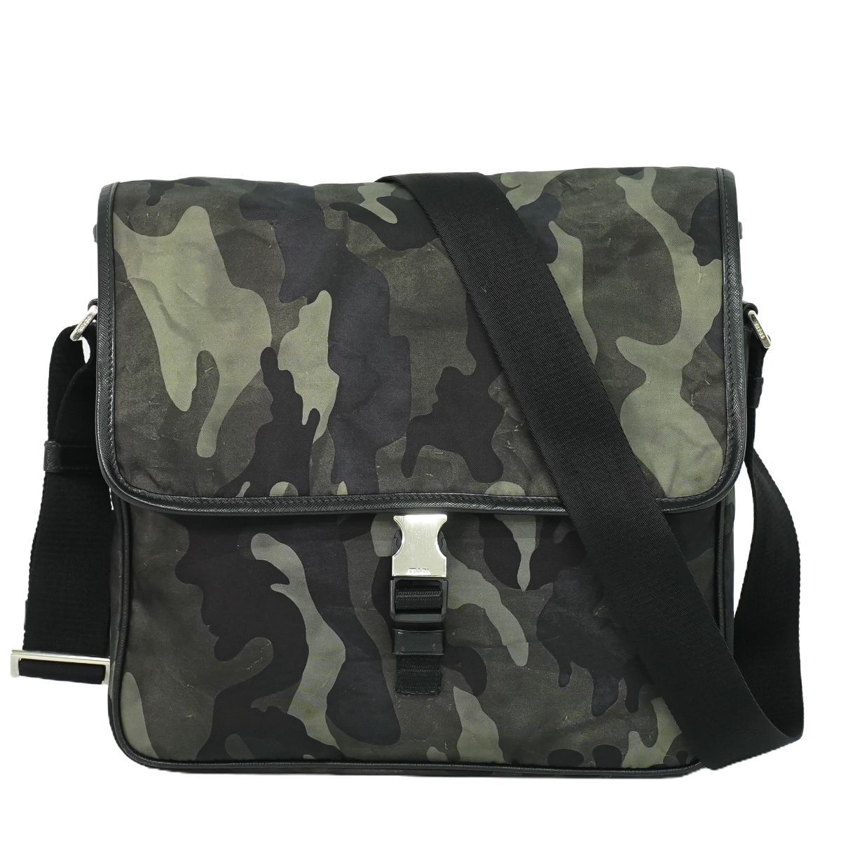 PRADA カモフラージュ ショルダーバッグ PRADA プラダ カモフラージュ柄 ミニショルダー ショルダーバッグ