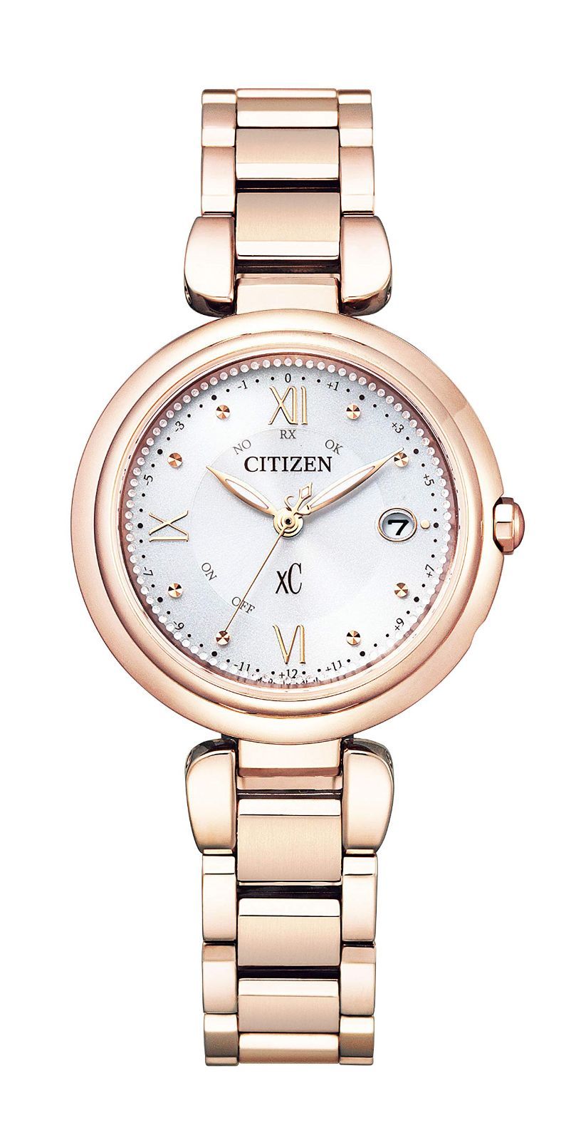 Citizen 腕時計 クロスシー エコ ドライブ電波時計 防水 サクラピンク ホワイト ES9464-52A レディース ピンク