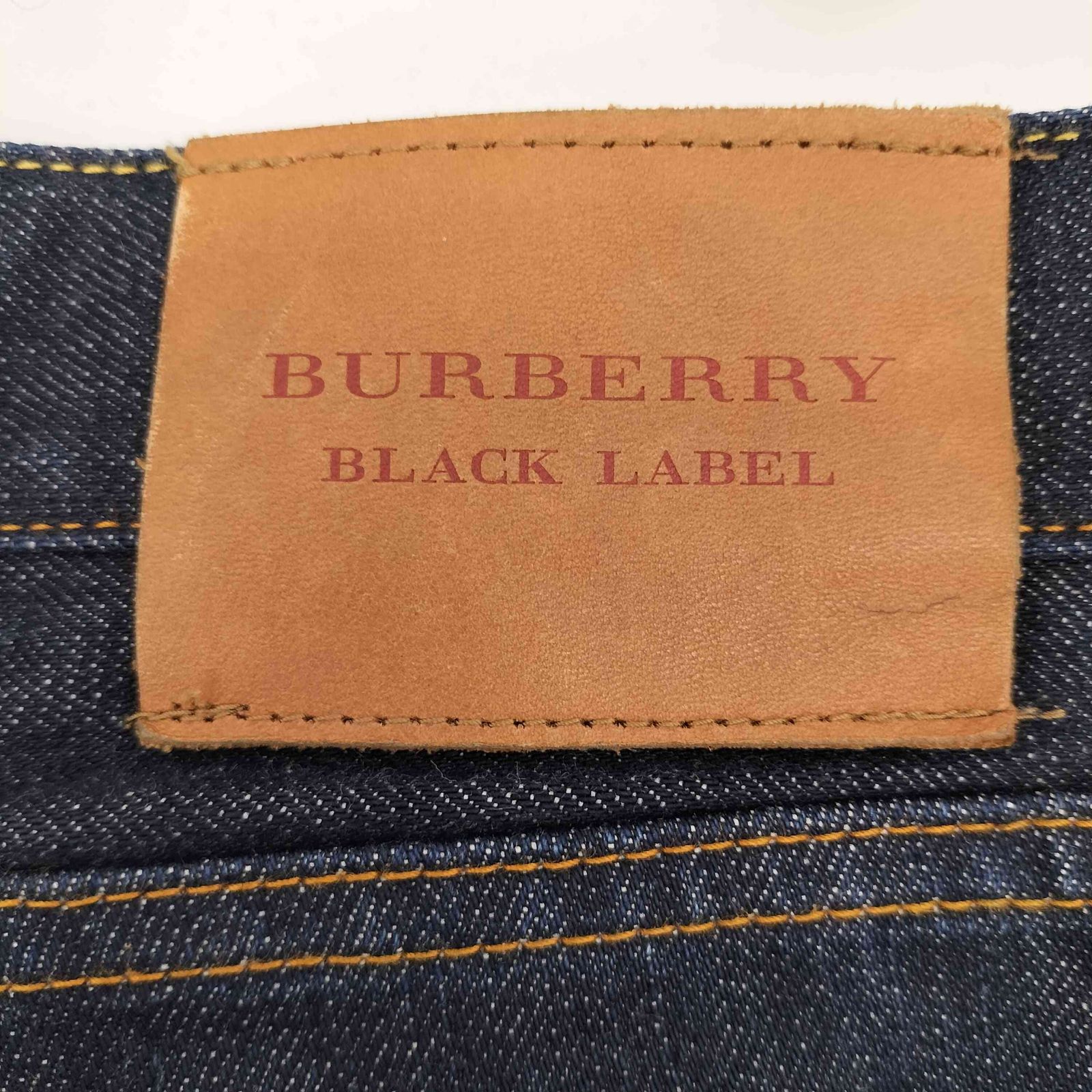 バーバリーブラックレーベル BURBERRY BLACK LABEL 赤耳