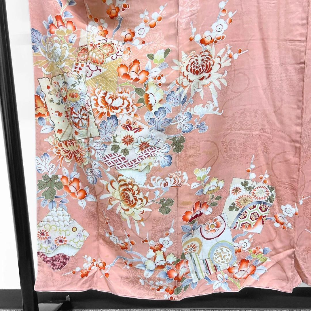 アンティーク 刺繍 金駒刺繍 乱菊模様 訪問着 着物 035w - メルカリ