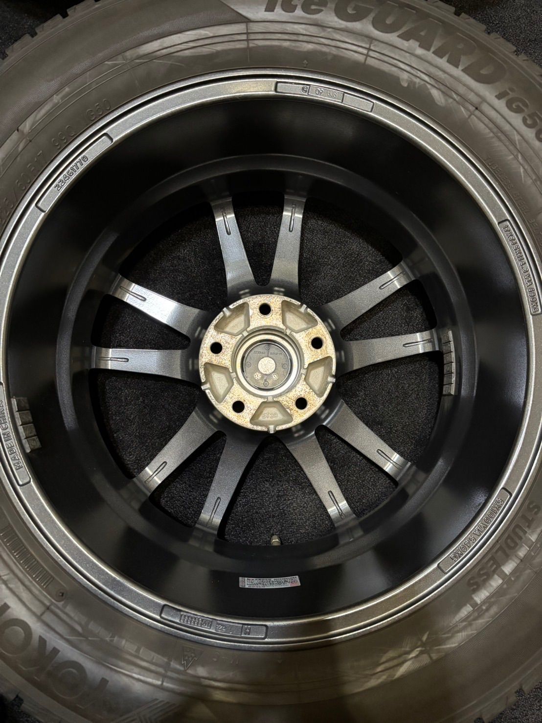 ☆225/60R17 YOKOHAMA/ice GUARD iG50PLUS 19年 ZACK 17インチ 7J +38