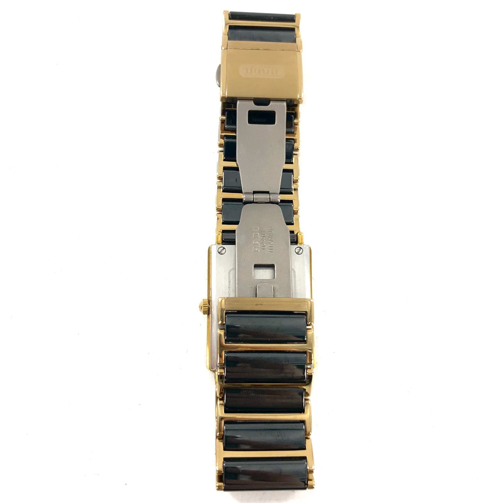 美品　RADO ラドー ダイヤスター 160.0381.3 クォーツ メンズ RADO ラドー Diastar ダイヤスター160.0381.3 QZ ブラック文字盤