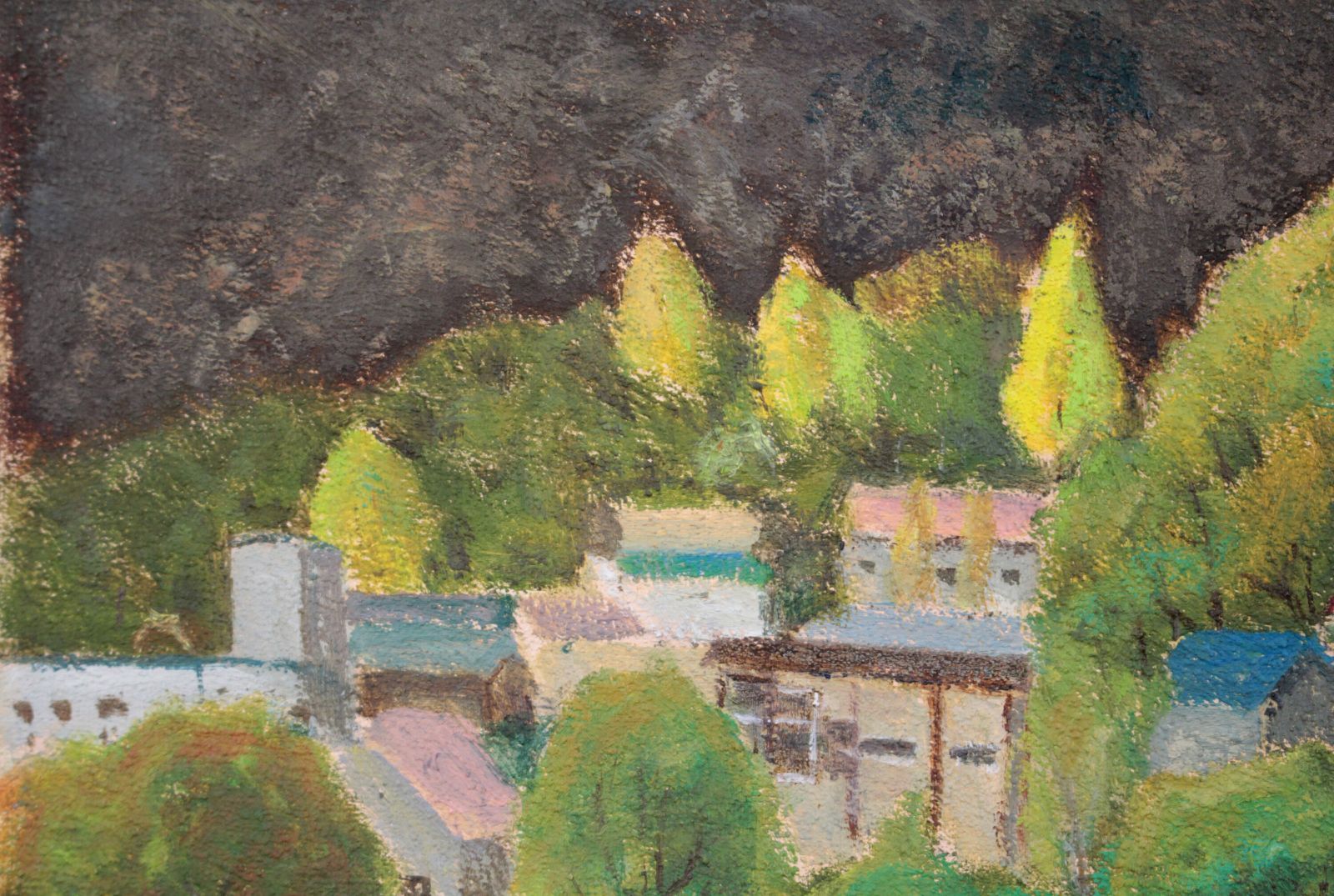 盛川栄司『早朝』油彩画【真作保証】 絵画 - メルカリ