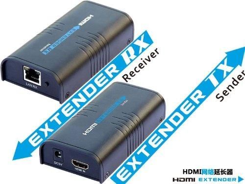 ファッションアイテム HDMI 延長器 最大100m ルーター利用でマルチ画面 EX100m-Split373 正規品販売！