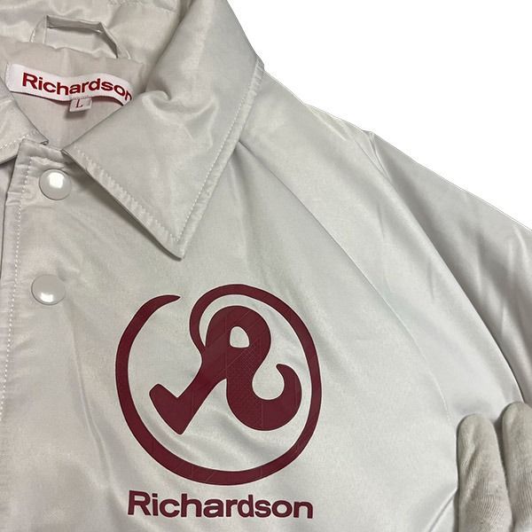 新品】Richardson 20AW ロゴ 中綿 ブルゾン ライトグレー - Concept
