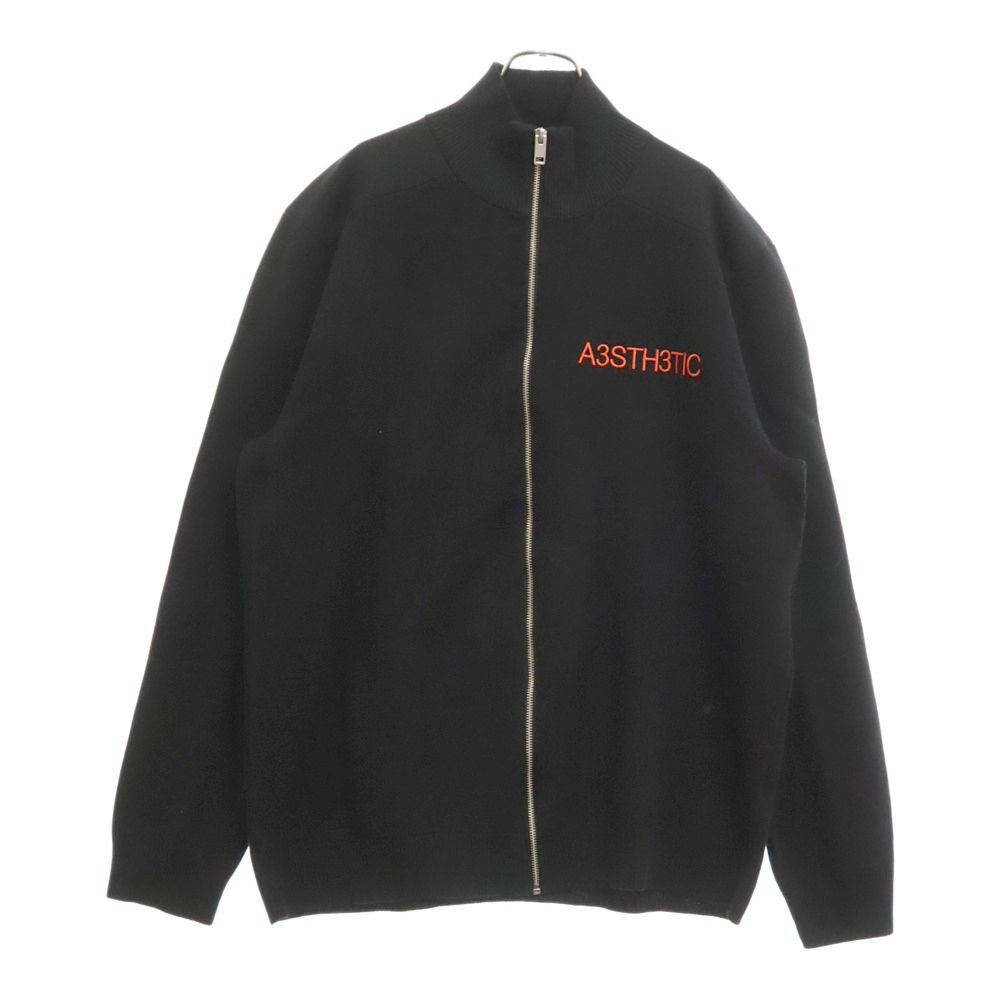 DIESEL (ディーゼル) ドライバーズ ジップアップニット ブラック A3STH3TIC