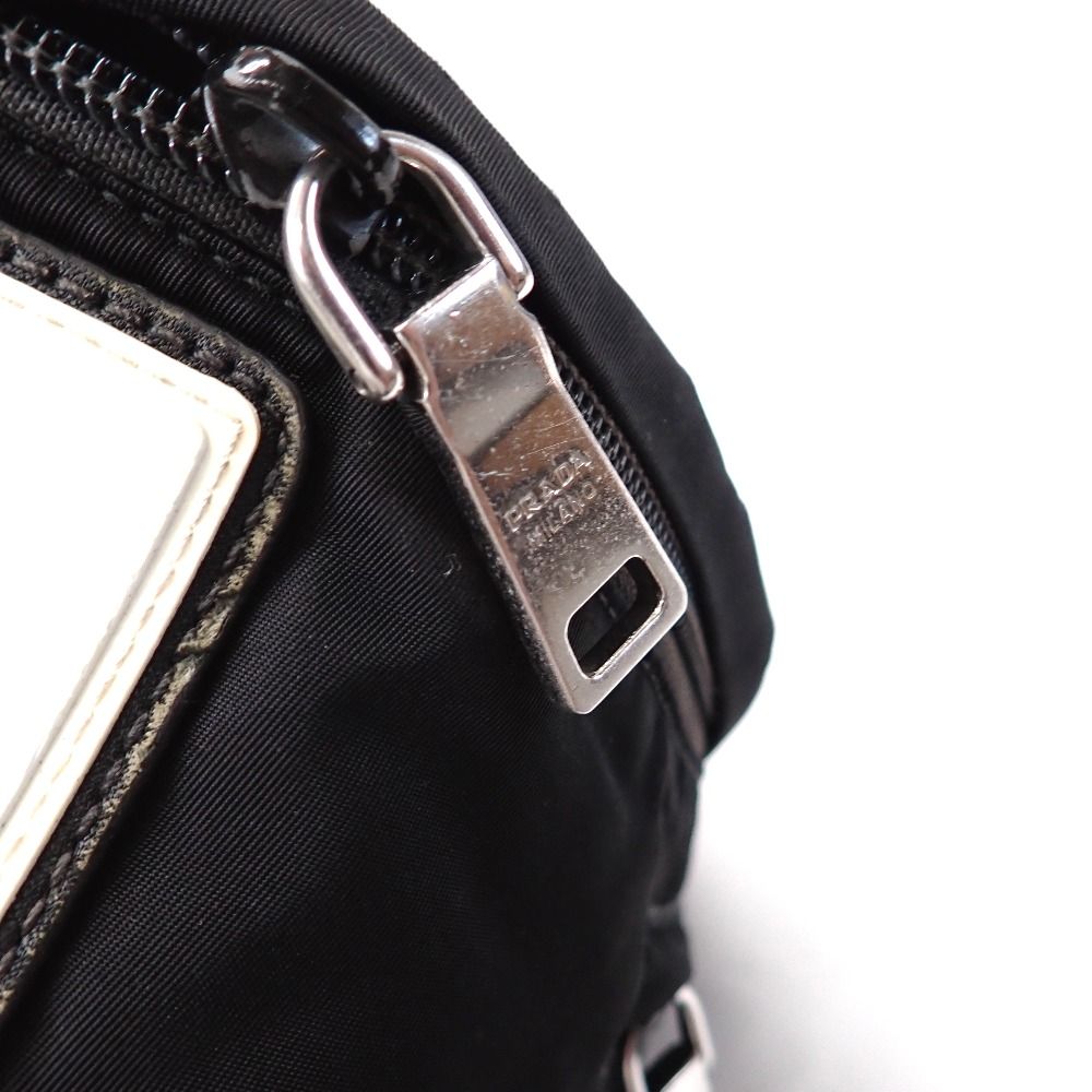  Ft 1295091 プラダ ボディバッグ ウエストバッグ 2 VL 004 ブラック ユニセックス PRADA ボディバッグ ウエストポーチ バッグ