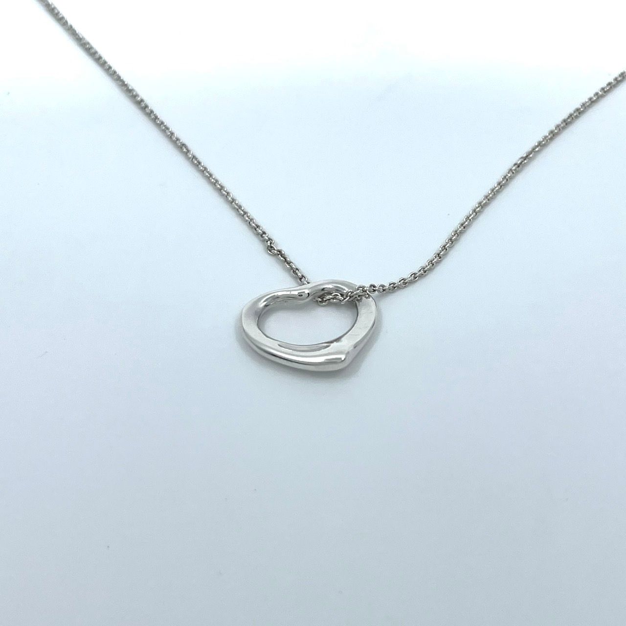 美品 Tiffany オープンハート ペレッティ プチ ビンテージ ネックレス 美品 TIFFANY &Co. ティファニー ネックレス オープンハート