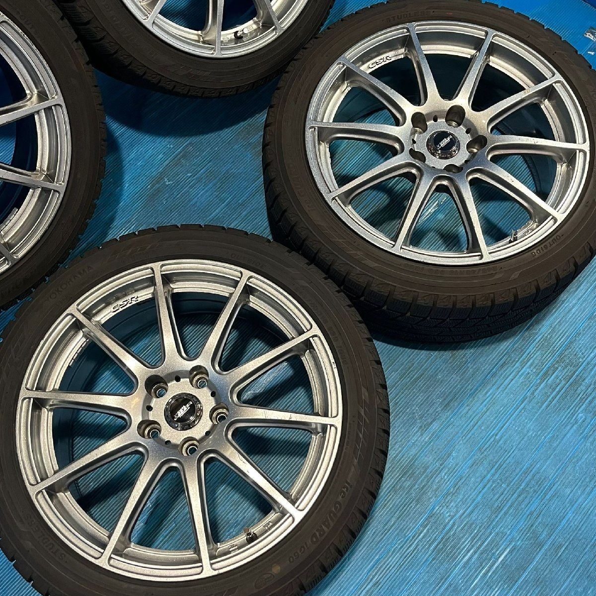 バリ溝 ヨコハマ ice GUARD ig60 222/40R18 （青0470