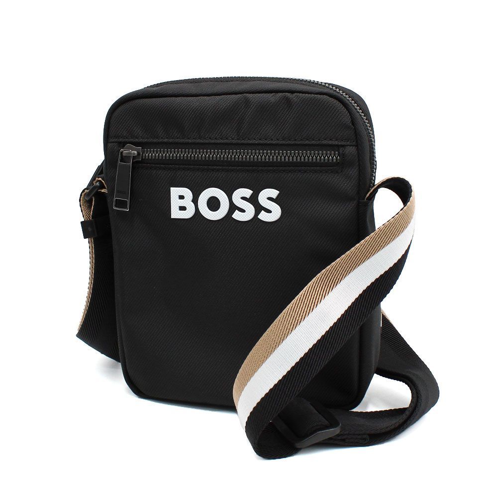 【新品】ヒューゴ ボス　HUGO BOSS 黒 ナイロン ポーチ ヒューゴボス HUGO BOSS HUGO BOSS クラッチバッグ 50541571