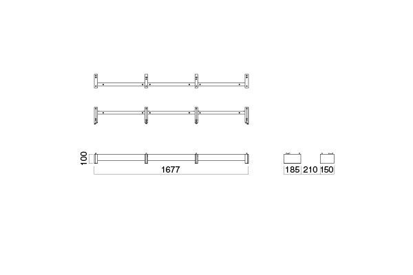 GP 363 オーディオラックG 3633用台座 HAMILEX ハヤミ工産