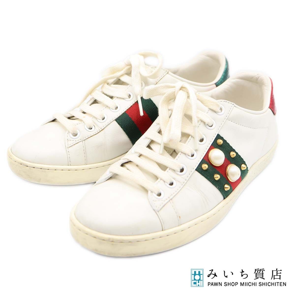 GUCCI グッチ 438218 スニーカー エース シェリーライン フェイク