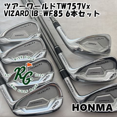 【中古】アイアンセット ホンマ ツアーワールドTW757VxVIZARD IB-WF85 6本セットS30[4035]