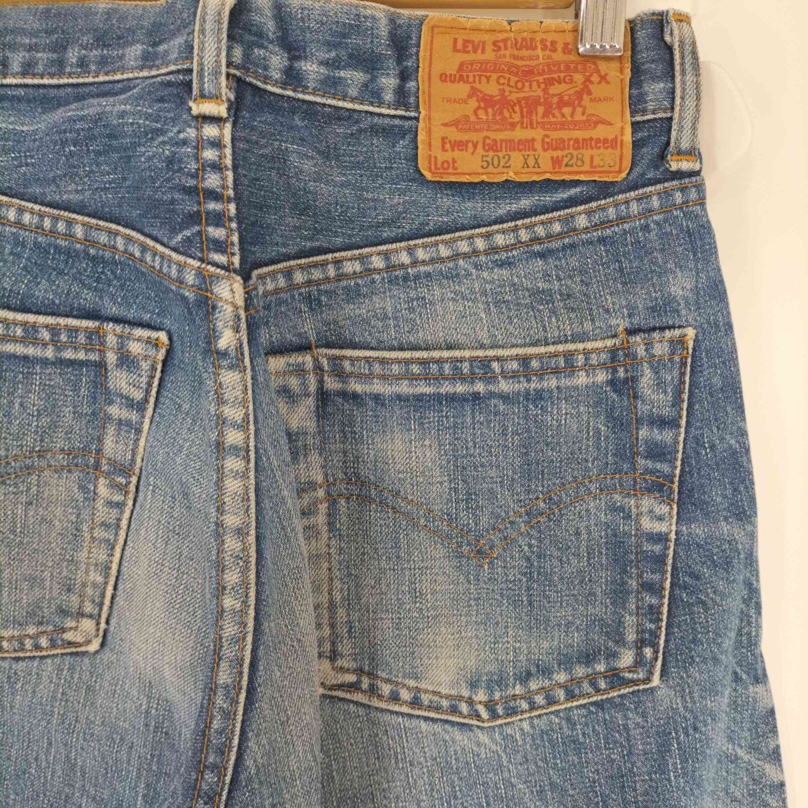 Levi's リーバイス502XX 91年製 ボタン裏J22 ビッグE デニム - パンツ