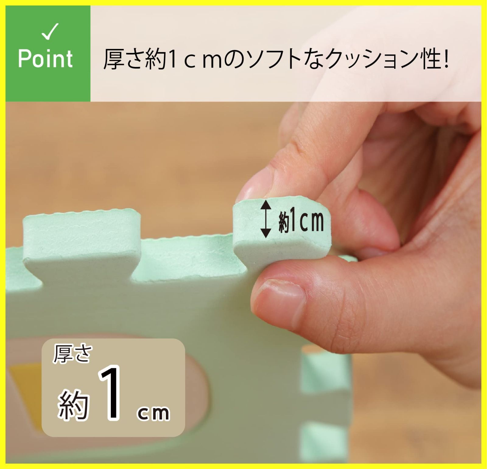 在庫処分】数字+アルファベット パズルマット 36枚セット ジョイントマット 約15x15x厚さ1cm/子供 床材 キッズ ユノックス プレイマット/防音対策/床の傷防止/床暖房対応  - メルカリ