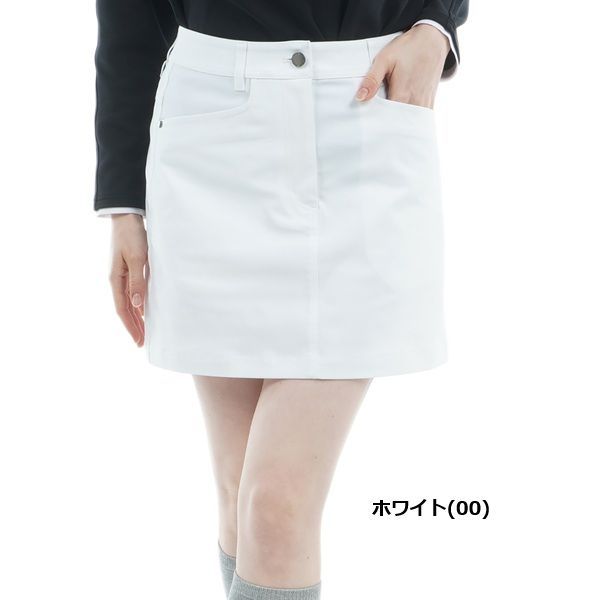 トミーヒルフィガー ゴルフレディース プリーツスカート TOMMY HILFIGER THLA567 秋冬モデル ホワイト 00