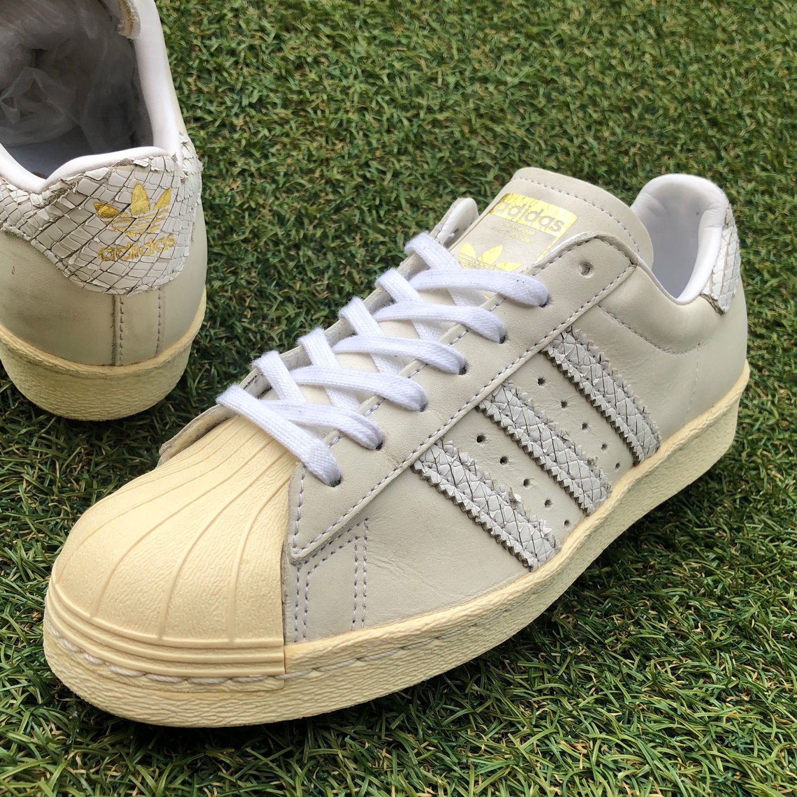 美品23.5 adidas SS80Sアディダス スーパースター80s C224