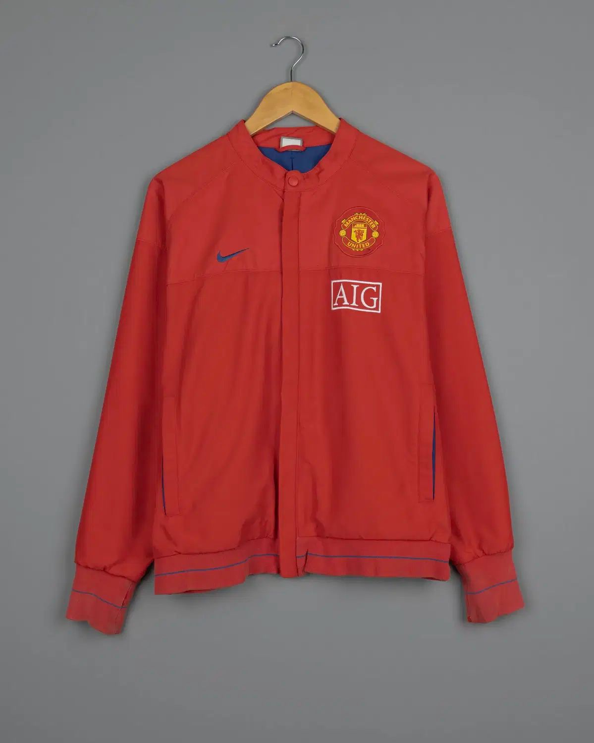 Nike(ナイキ） 08 ー 09 MANCHESTER UNITED FC(マンチェスター・ユナイテッドFC) ウインドブレーカー ボンバー ジャケット M
