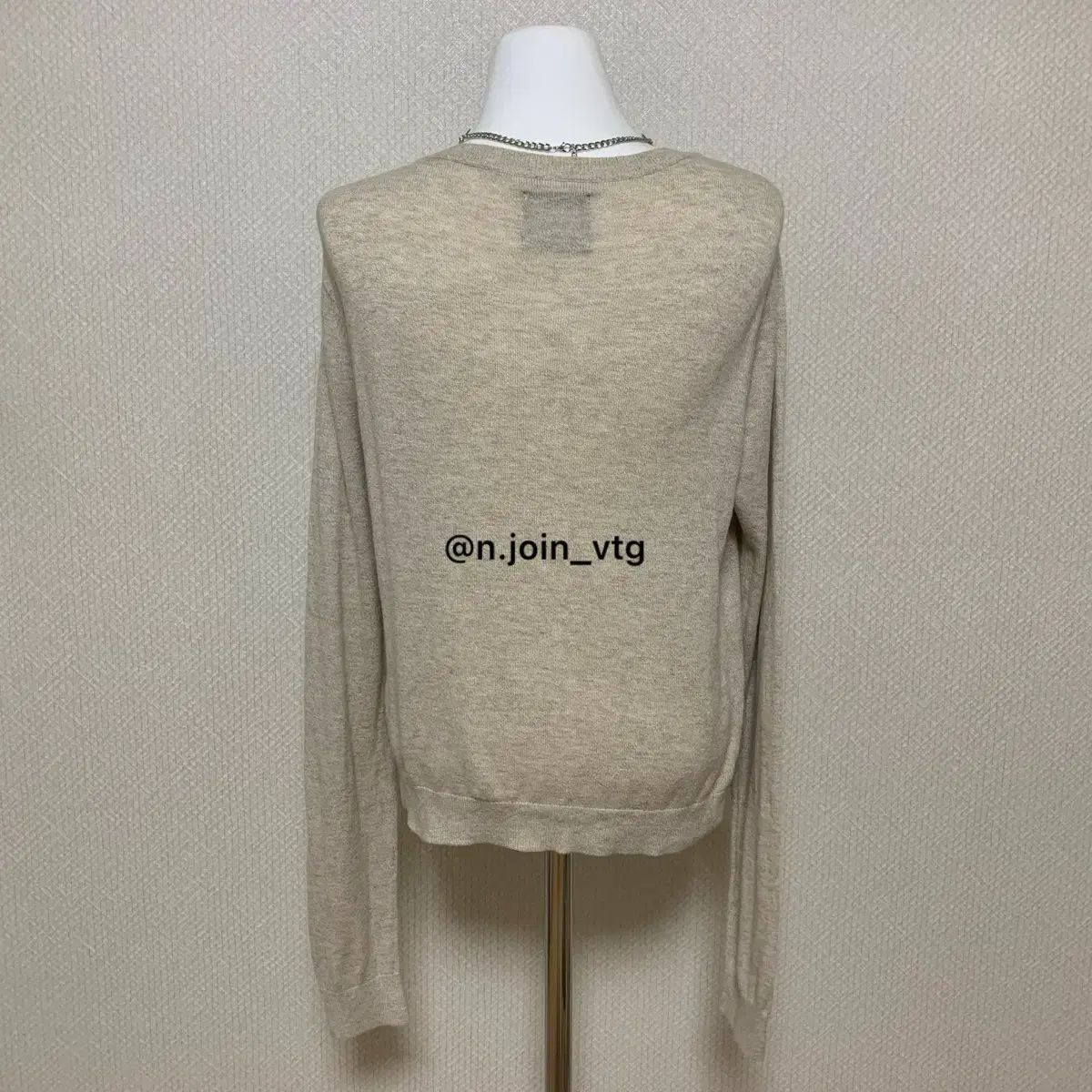 Abercrombie アバクロンビー オートミール ニット カーディガン