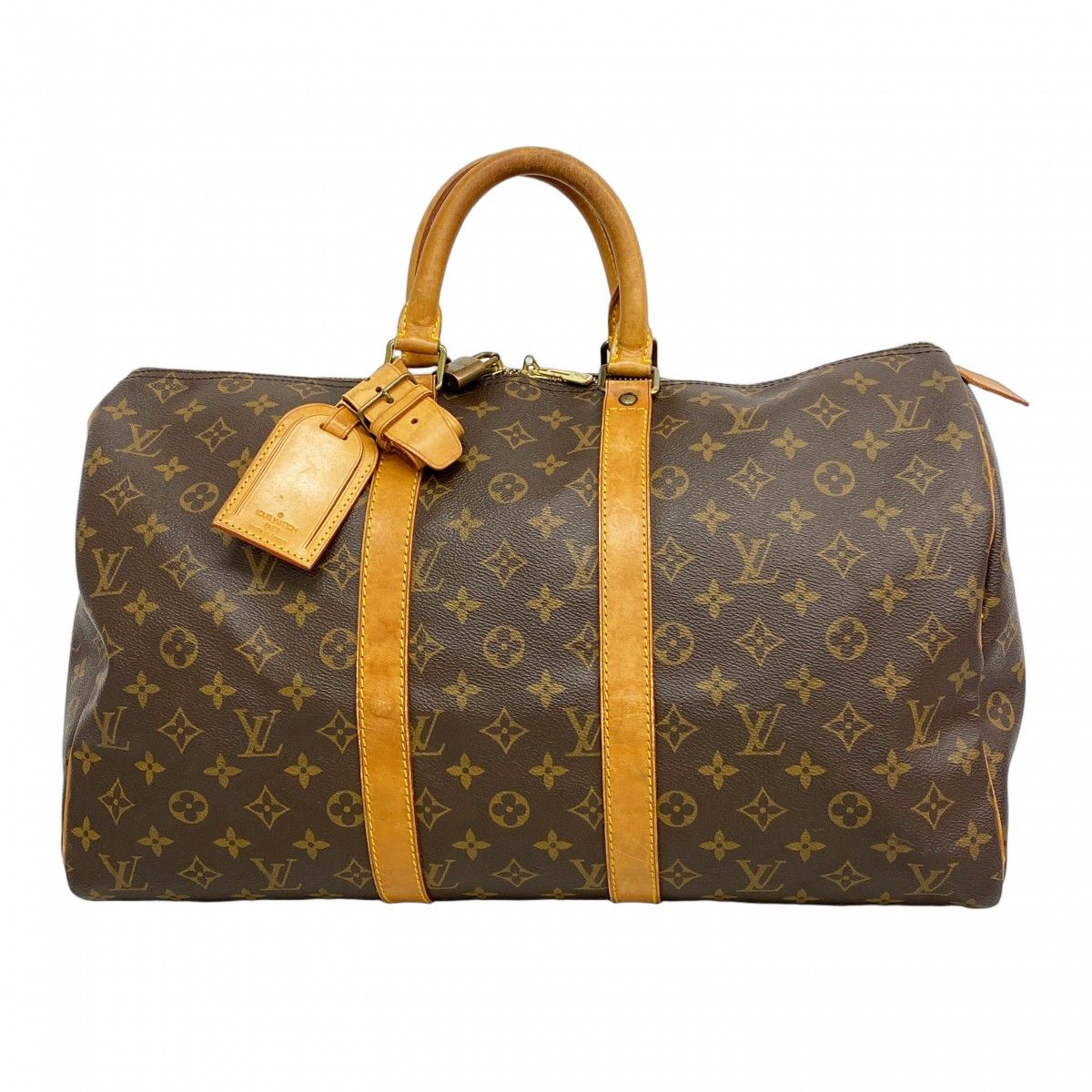 5mb2310-h ルイヴィトン ボストンバッグ モノグラム キーポル45 M41428 ブラウン メンズ レディース ユニセックス
