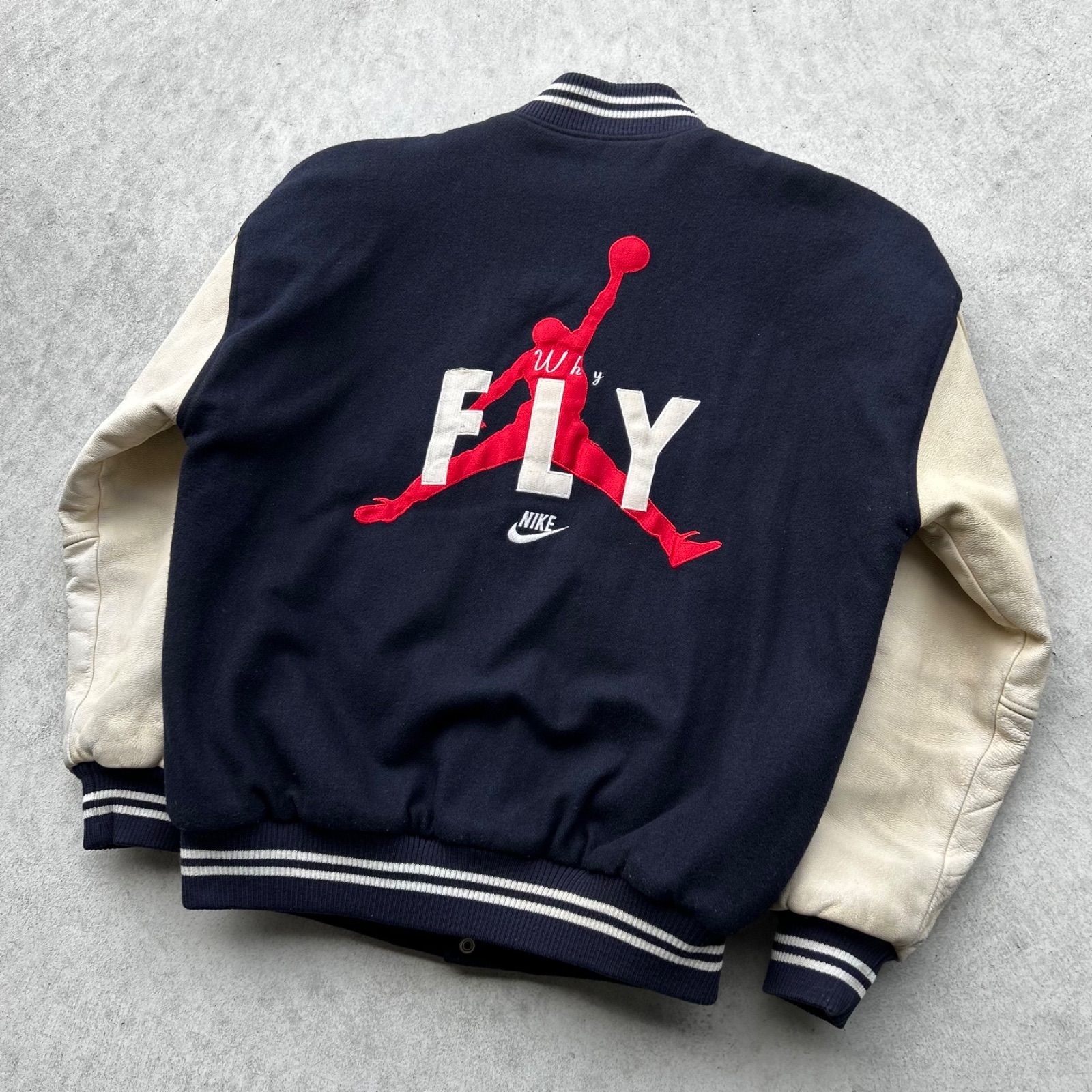 銀タグ　90’s NIKE エアジョーダン　レザージャケット　ヴィンテージ 銀タグ 90's NIKE エアジョーダン レザージャケット ヴィンテージ