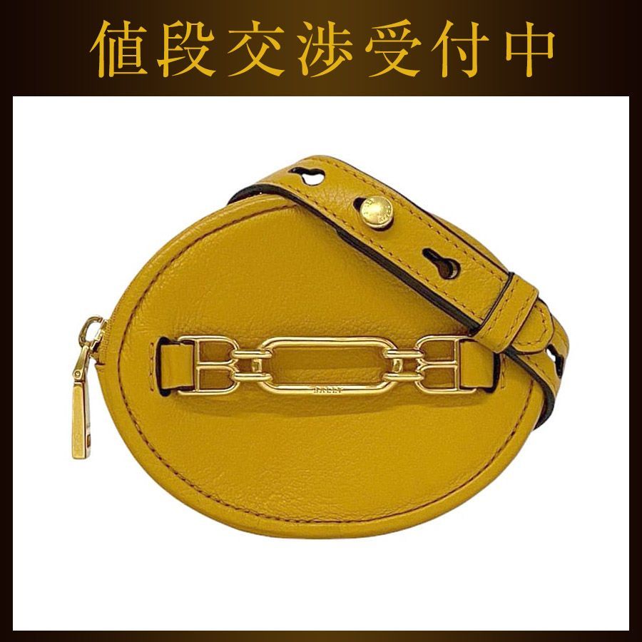 バリー コインケース イエロー VALIAN GRTC 美品 ポーチ レザー