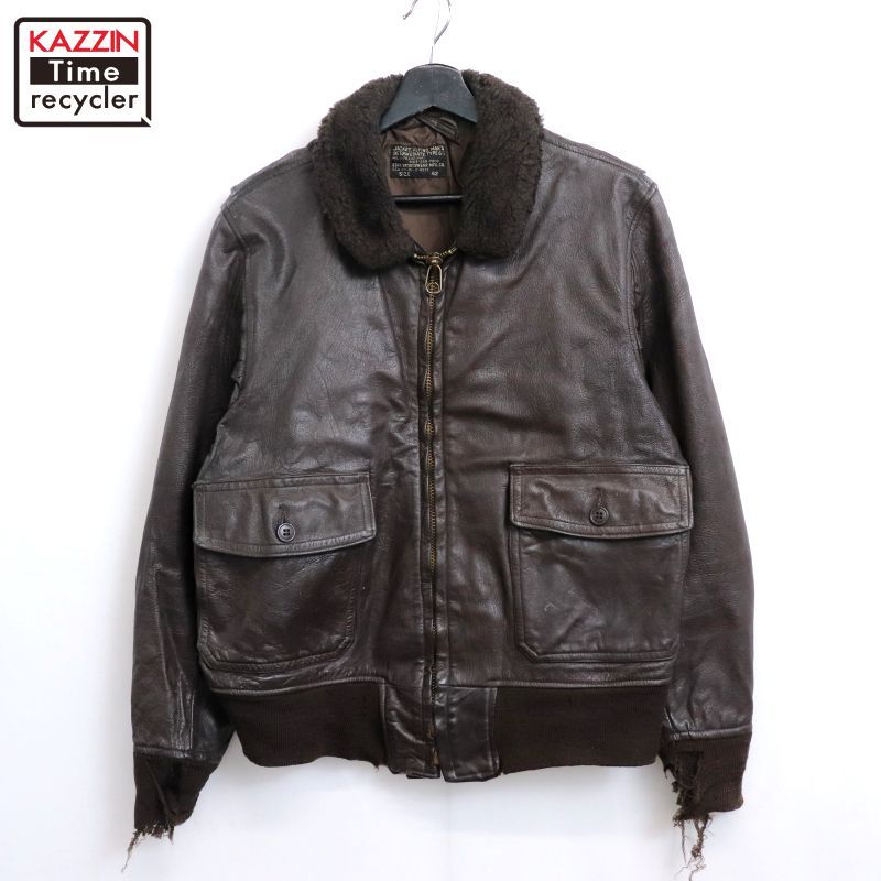 70s US.NAVY G-1”7823E(AS)”レザー フライトジャケット 70s USA製 vintage U.S.NAVY G-1 フライト 7823D レザー
