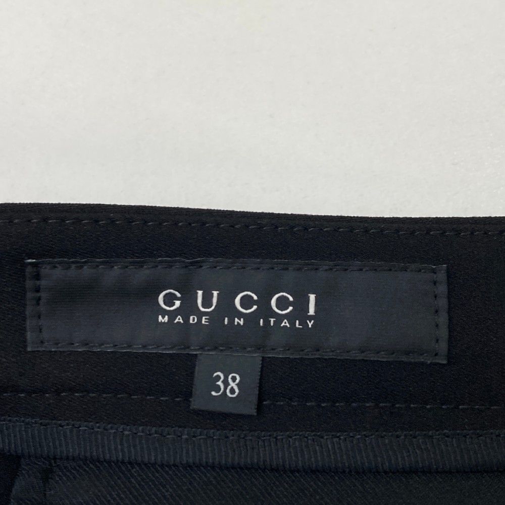 GUCCI グッチ 243563 ZZ403 0402 ストレッチパンツ ブラック系 38 [240101250559] レディース