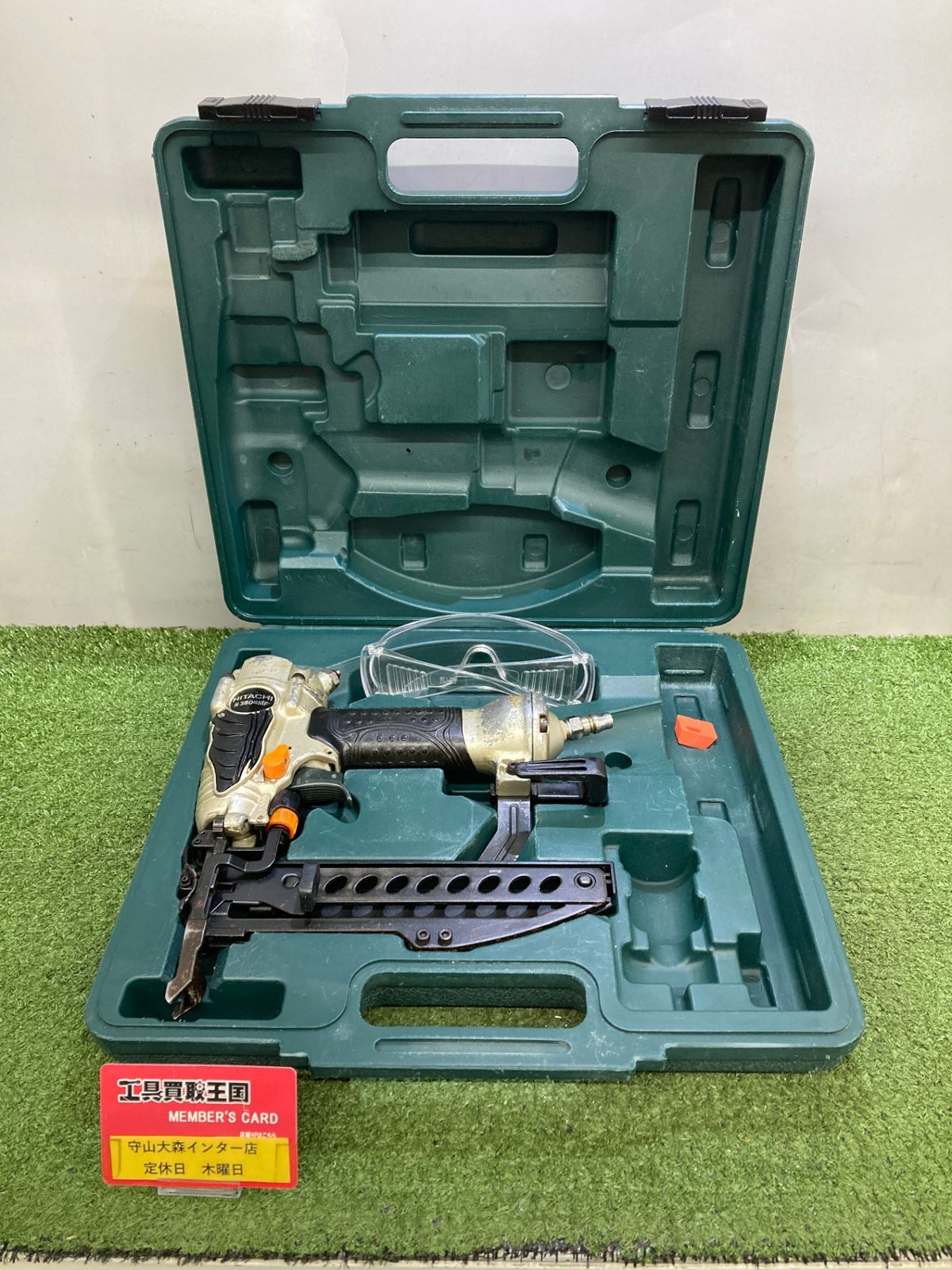 品 0921 日立工機 常圧 フロア用タッカ N3804MF ITRNS6RVWBAY