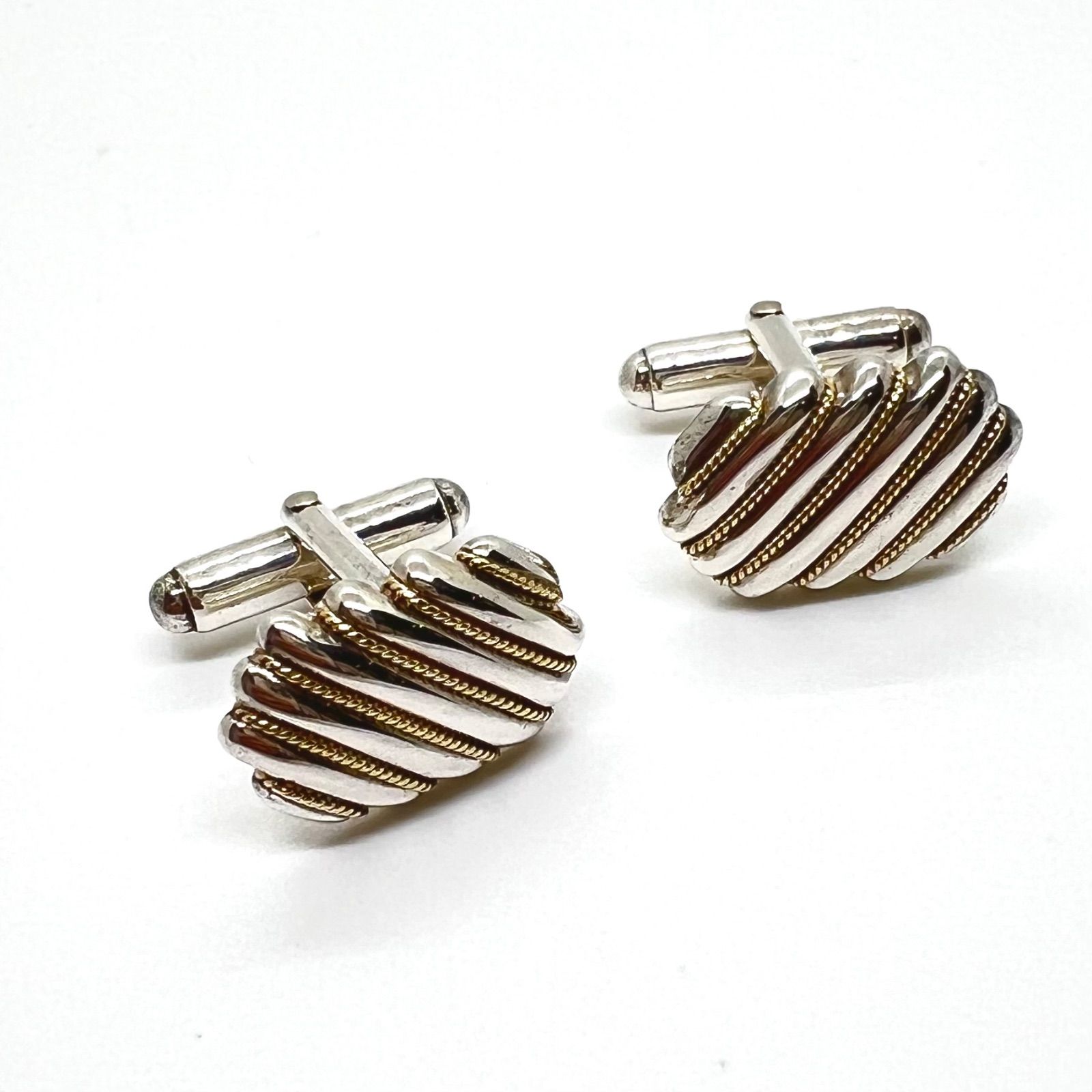 Tiffany & Co. 925シルバー カフリンクス Tiffany&Co ノーツ スクエア ティファニー シルバー カフス