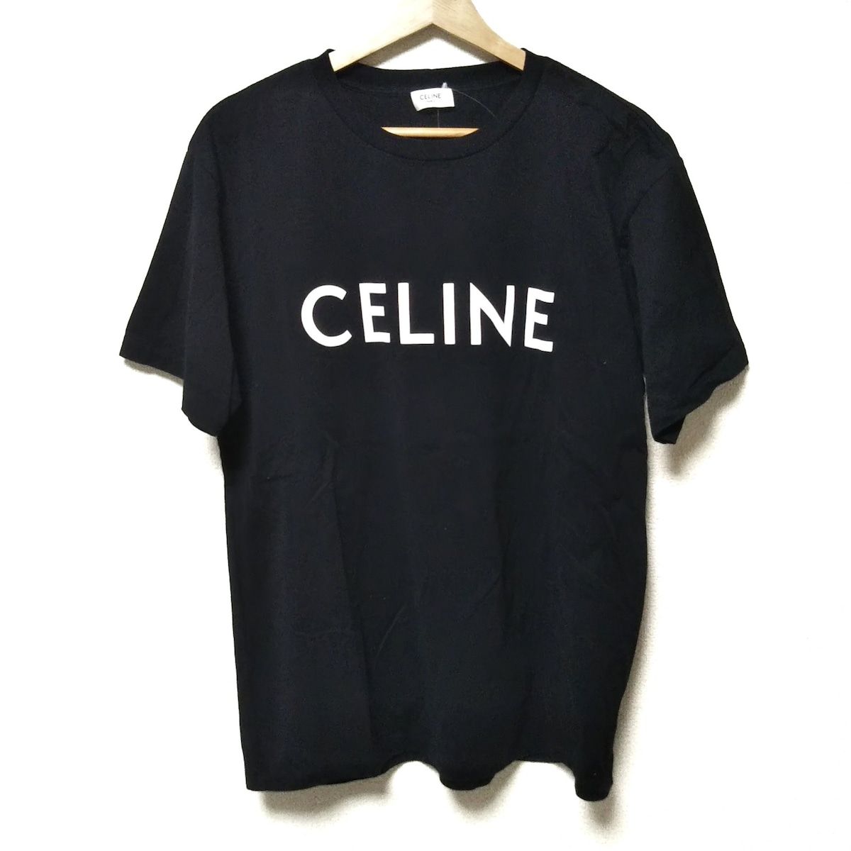 CELINE(セリーヌ) 半袖Tシャツ サイズXS メンズ美品 - 2X681671Q 黒×白 クルーネック - メルカリ