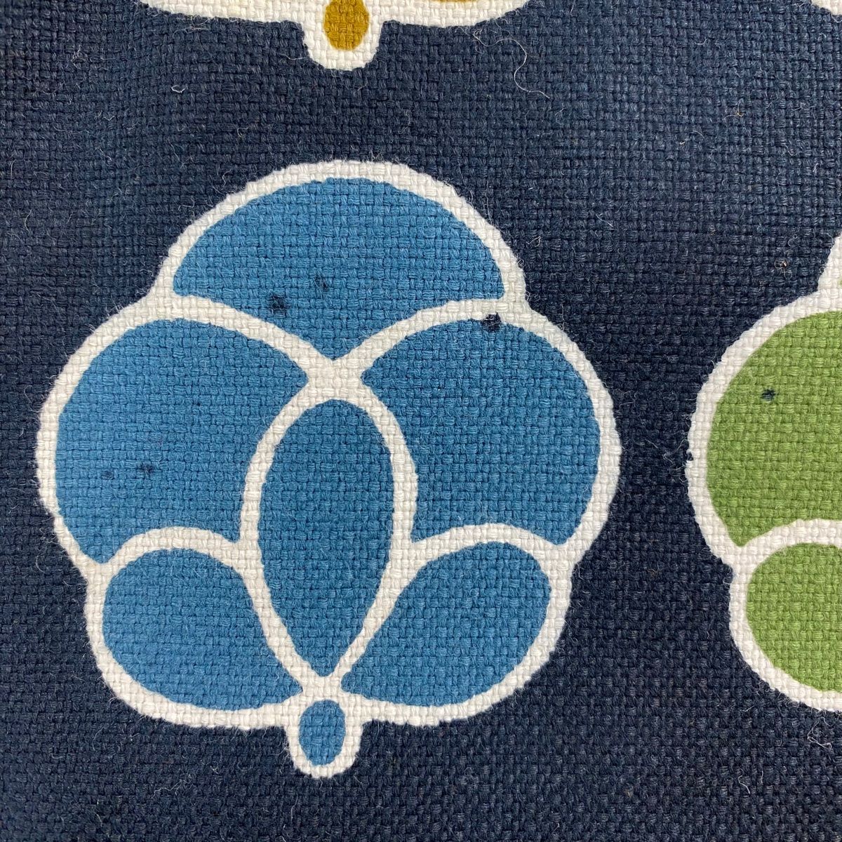 名古屋帯 優品 八寸名古屋帯 松葉仕立て 中古渡更紗帯 花 蕾