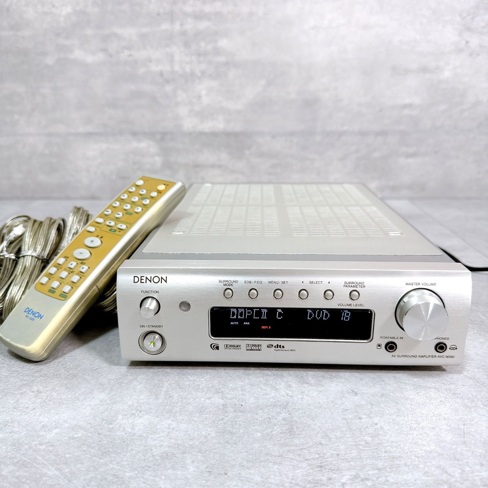 DENON AVC-M380 デノン デンオン 日本コロムビア AVアンプ 音出し動作